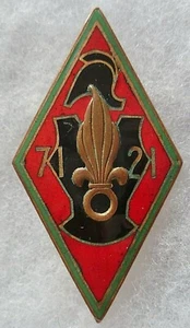 Insigne Légion Etrangère Indochine ORIGINAL Génie Compagnie 71/21 Drago O.M. - Picture 1 of 2