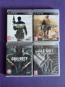 4 Games PS3 (Sony PlayStation 3) Call of Duty Modern Warfare & Black Ops 1&2 - Picture 1 of 2