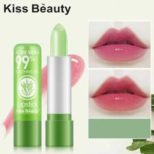 Women Aloe Vera Lip Color Changing Lipstick Long Lasting Moisturizing - Picture 1 of 5