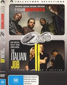 Four Brothers + The Italian Job DVD (Region 4) VGC Collectors Selections - Picture 1 of 3