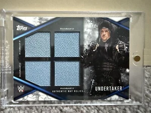 2018 Topps Authentic Mat Relics - Undertaker Wrestlemania 30,32,33 und 34 - Bild 1 von 11