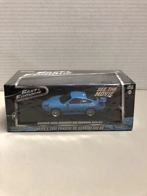 Fast & Furious Greenlight Hollywood Brian’s 2001 Porsche 911 Carrera GT3 RS NEW - Image 1 of 4