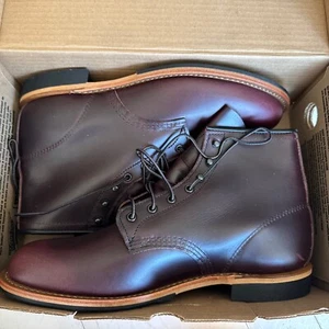 Red Wing Mens Boots Beckman Casual Lace-Up Ankle Leather Black Cherry - Picture 1 of 7