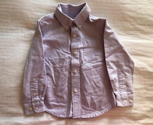 JUNGEN TALBOTS KINDER EINFARBIGES HEMD MIT KNOPFLEISTE BAUMWOLLE OBERTEIL GRÖSSE 4 - Bild 1 von 3
