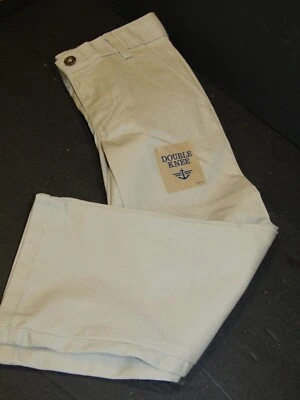 Pantalones de cintura ajustable en color caqui de FRENTE PLANO para niños DOCKERS talla 4 APROBADO POR LA ESCUELA Foto 1 de 4