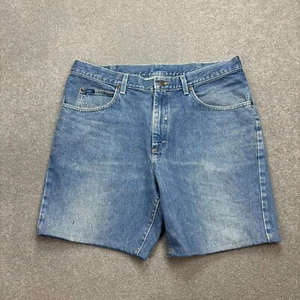 Lee Denim Shorts Adult W38 Blue Jorts Carpenter Relaxed Hip Hop Workwear Mens - Picture 1 of 9