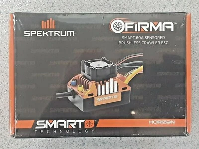 Spektrum RC Firma 60A Sensored Brushless Smart Crawler ESC SPMXSE1060 New!! - Image 1 of 3