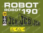 JCB Robot MINIPALA  190 Decals Stickers