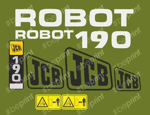 JCB Roboter MINIPALA 190 Aufkleber Sticker - Bild 1 von 1