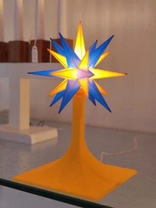 Tischaufsteller für Herrnhuter Stern GELB – 3D-gedruckt aus PLA Ständer Fuß - Bild 1 von 3