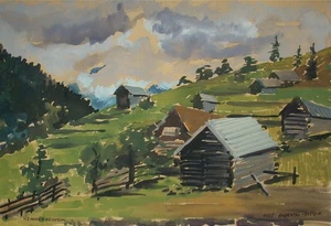 Hilde Krepcik-Zimmer (1927 en Baden bei Wien -) Angertal - Gastein. - Imagen 1 de 12