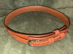 Nuova cintura uomo western pelle marrone 34 nativi ricamo azteco #19570 - Foto 1 di 7