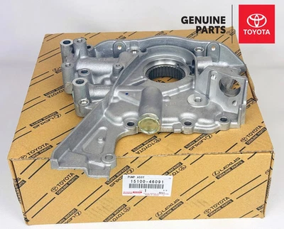 Bomba de aceite de motor genuina Toyota Supra Lexus GS300 IS300 SC300 2JZGE 15100-46091 Foto 1 de 4