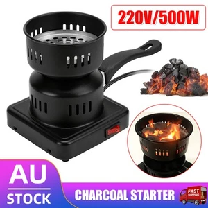 Electric Coal Charcoal Starter Heater BBQ Cook Stove Fast Burner Outdoor Garden - Picture 1 of 12
