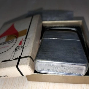 Zippo 3 Barrel Made between 1947 and 1949 Nickel - Bild 1 von 10