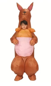 Aufblasbares Känguru mit Joey Anzug Kostüm Halloween oder Cosplay - Bild 1 von 5
