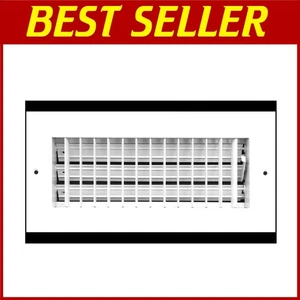 Verstellbare Seitenwand-/Deckenlüftungsabdeckung - Weiß - Bild 1 von 8