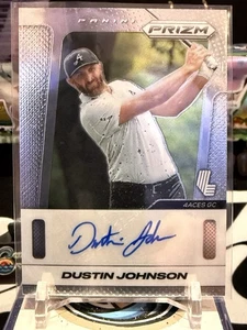 DUSTIN JOHNSON 2025 PANINI PRIZM LIV GOLF THROWBACK AUTO TZ - Picture 1 of 2