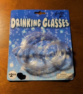 Vasos de paja para beber - Gafas divertidas de novedad para fiestas, ¡sé la vida de la fiesta! Foto 1 de 2