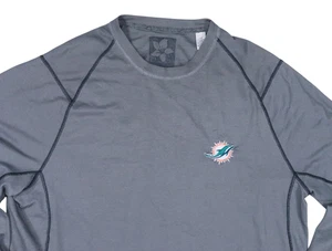 CAMISETA JERSEY TOMMY BAHAMA Miami Dolphins NFL MANGA LARGA GRANDE RENDIMIENTO - Imagen 1 de 11