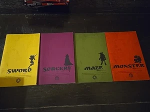 Maze Mazes Book One Two Three Four RPG - 9th Level Fantasy 2019 Great Shape  - Imagen 1 de 2