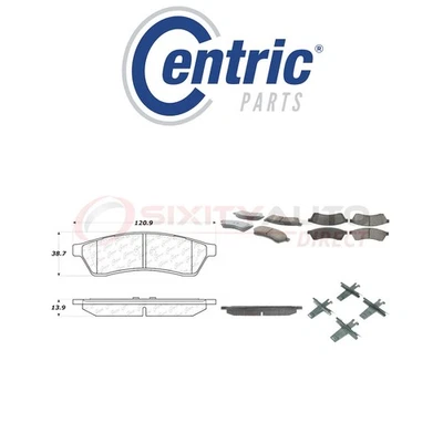 Centric Posi Quiet Ceramic Brake Pads w Shims for 2004-2006 Suzuki Verona mk Foto 1 de 4