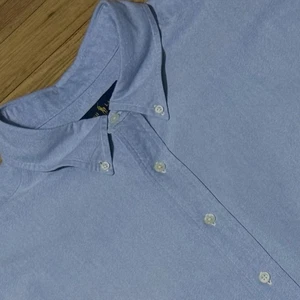 Neu ohne Etikett Ralph Lauren kurzärmliges blaues 2XB Button-Down-Hemd für Herren perfekt - Bild 1 von 9