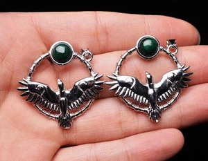 14g Genuine Natural Green Malachite Crystal Gemstone Crystal Pendant AAA - Picture 1 of 6