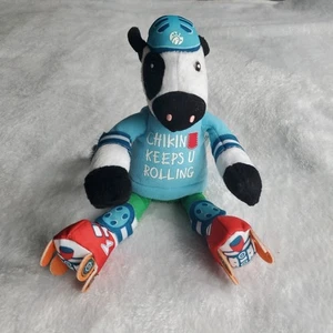 Chick-Fil-A Cow Chikin Keeps U Rolling 10 Zoll Plüsch Rollschuhe Stofftier 2020 - Bild 1 von 7