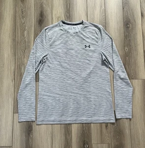 T-shirt Under Armour aderente atletica manica lunga Heatgear uomo taglia media elasticizzata - Foto 1 di 9