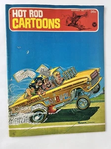 Vintage Hot Rod Cartoons Magazine November 1967 Car Comic Book Lemmons Thompson - Picture 1 of 8