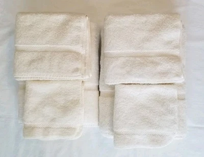 Комплект из 6 полотенец Royal Velvet цвета слоновой кости 2 ванны 2 руки 2 мочалки Fieldc - Изображение 1 из 4