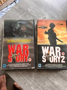 War Story & War Story 2 - Big Box Ex Rental VHS Tapes x 2 - Picture 1 of 7