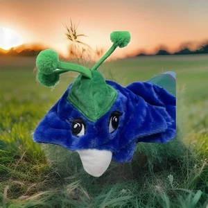 Lge Peacock Simply Dog Costume ShinyTail Hook Loop Closure 20-32”Girth Halloween - Picture 1 of 16