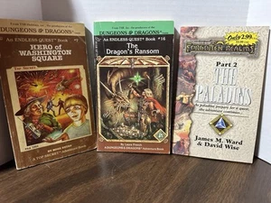 dungeons and dragons endless quest 3 book lot G/Vg Forgotton realms TSR BC1D - Picture 1 of 9