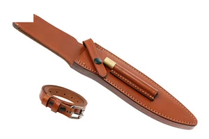 Pohl Force MK-9 Legacy Leather Sheath Radar 1957 with Eze-Lap - Picture 1 of 6