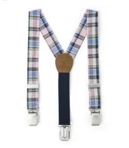 Janie And Jack Baby Toddler Boy Plaid Suspenders Size 12-24 Months - Picture 1 of 5