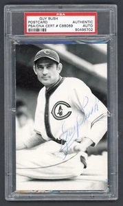 Guy Bush Photo Postcard Signed Autograph PSA/DNA Pitcher Babe Ruth Last 2 HR’s - Picture 1 of 2