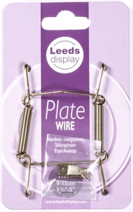 Leeds Display No.1 Brass Wire Plate Hanger 9-13cm, 3.5"-5" NEW! - Picture 1 of 3