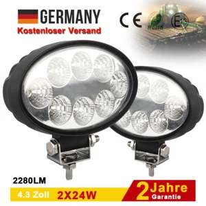 2X 24W LED Faro de trabajo Faro de marcha atrás 12V/24V Faros de coche - Imagen 1 de 11