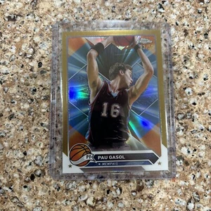 2023-24 Topps Chrome PAU GASOL GOLD /50 Memphis Grizzlies - Picture 1 of 2