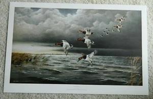 2004-2005 Iowa Ducks Unlimited Print of the Year DU Steve Carter T - Bild 1 von 2