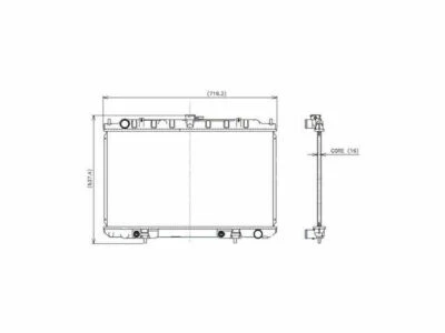 Radiador Denso 79776NV 2003 Infiniti I35 2002-2004 Foto 1 de 2