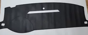 Dashboard Dash Mat Cover for 07-13 Silverado Sierra,07-14 Tahoe Suburban, Black - Picture 1 of 8