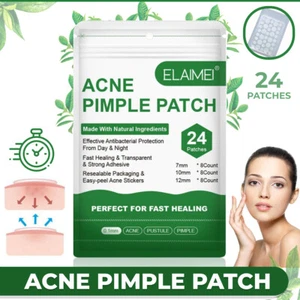 Removal Acne Pimple Patch Plasters Patches Blemish Control Facial Spot 24 Pcs - Picture 1 of 12