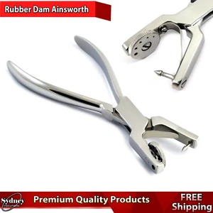 Rubber Dam Instruments Ainsworth Punch Hole Pliers Endodontic Forceps - Picture 1 of 5