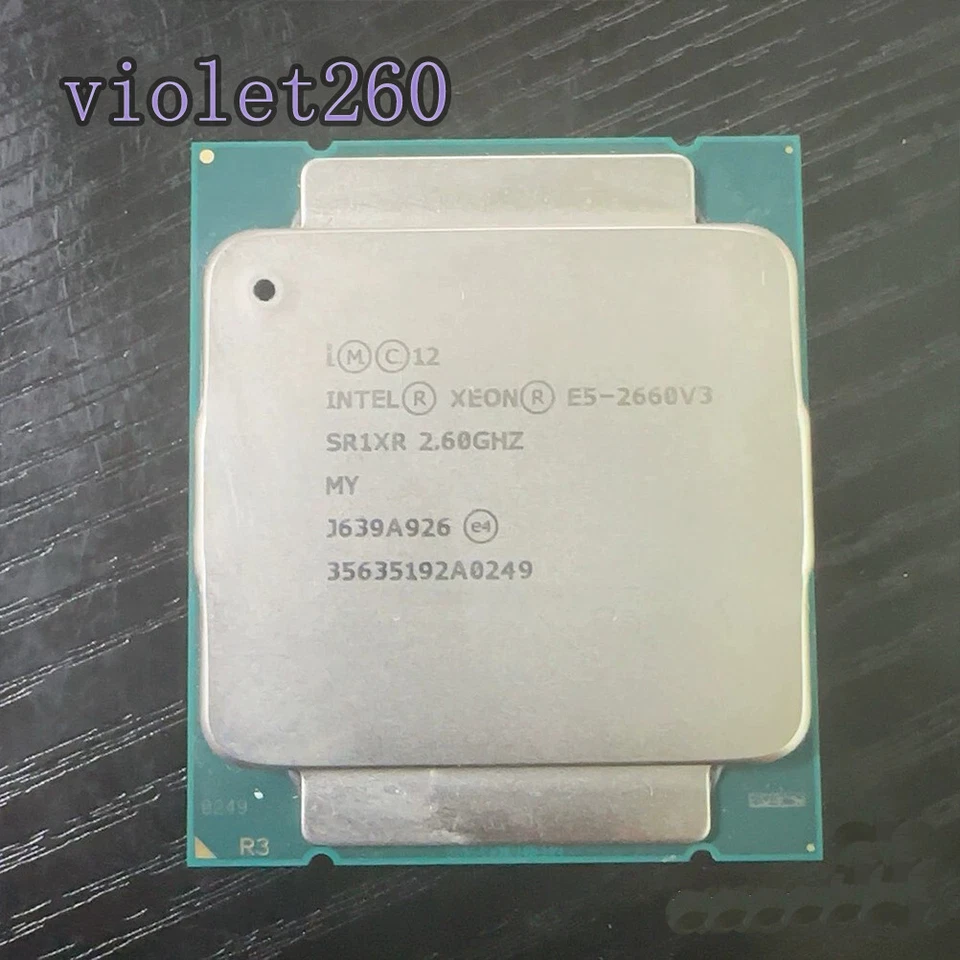 Intel Xeon E5-2660 V3 LGA2011 CPU Processor 10Core 2.6GHz SR1XR 25MB 105W - Image 1 of 1
