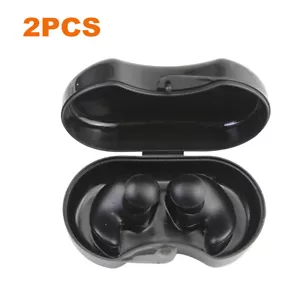 2 Pairs Swimming Earplugs Waterproof Earbuds Soft Silicone Ear Plugs For Adults - Picture 1 of 6