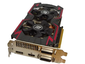 POWER COLOR RADEON R9 380 4GB GDDR5 PCI-E SCHEDA GRAFICA DVI HDMI DP #GK10698 - Foto 1 di 3