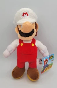 Jakks Pacific - World of Nintendo Super Mario Plush - FIRE MARIO (7.5 inch) -New - Picture 1 of 5